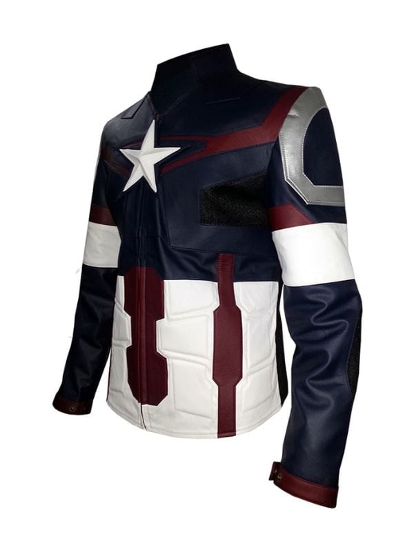Thread Masters INC Captain America Avengers Infinity War Leather Jacket
