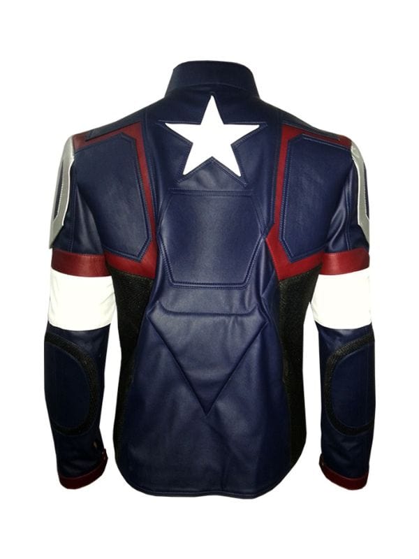 Thread Masters INC Captain America Avengers Infinity War Leather Jacket