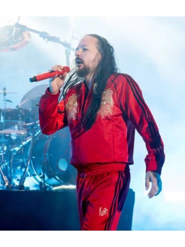 Korn x Adidas Jonathan Davis Red Tracksuit