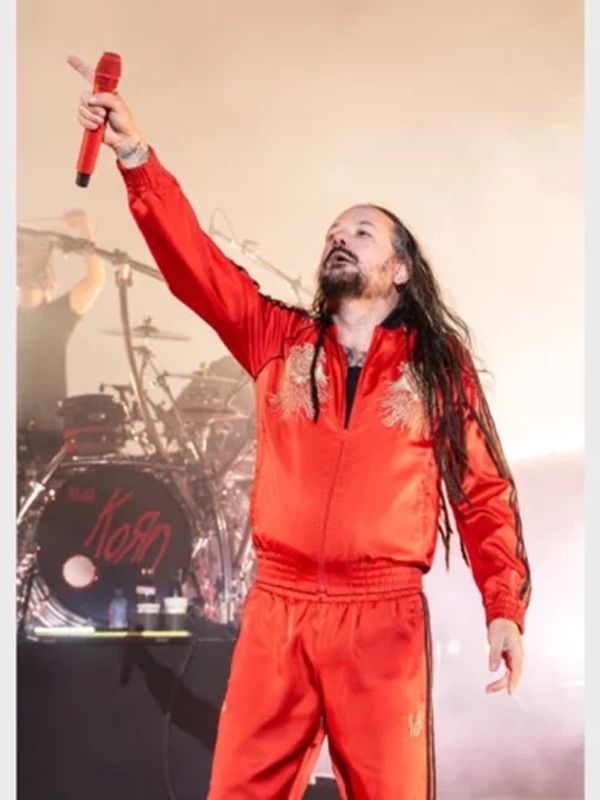Korn x Adidas Jonathan Davis Red Tracksuit