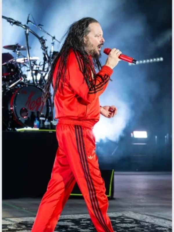 Korn x Adidas Jonathan Davis Red Tracksuit