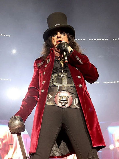 Thread Masters INC Alice Cooper Red Velvet Coat