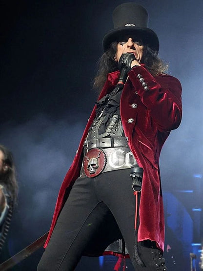Thread Masters INC Alice Cooper Red Velvet Coat