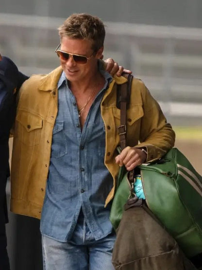 Thread Masters INC Brad Pitt F1 Suede Jacket