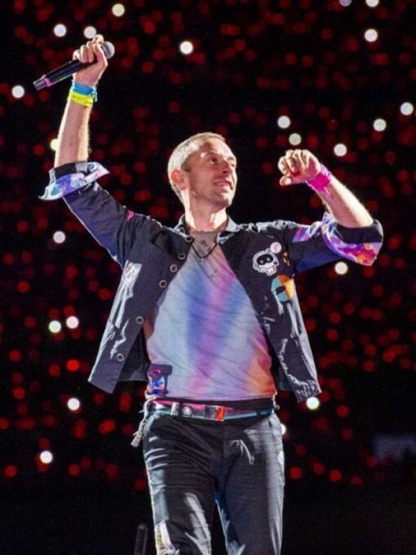 Thread Masters INC Coldplay Chris Martin Black Denim Jacket