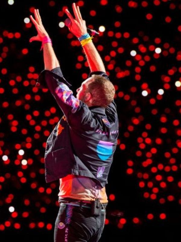 Thread Masters INC Coldplay Chris Martin Black Denim Jacket