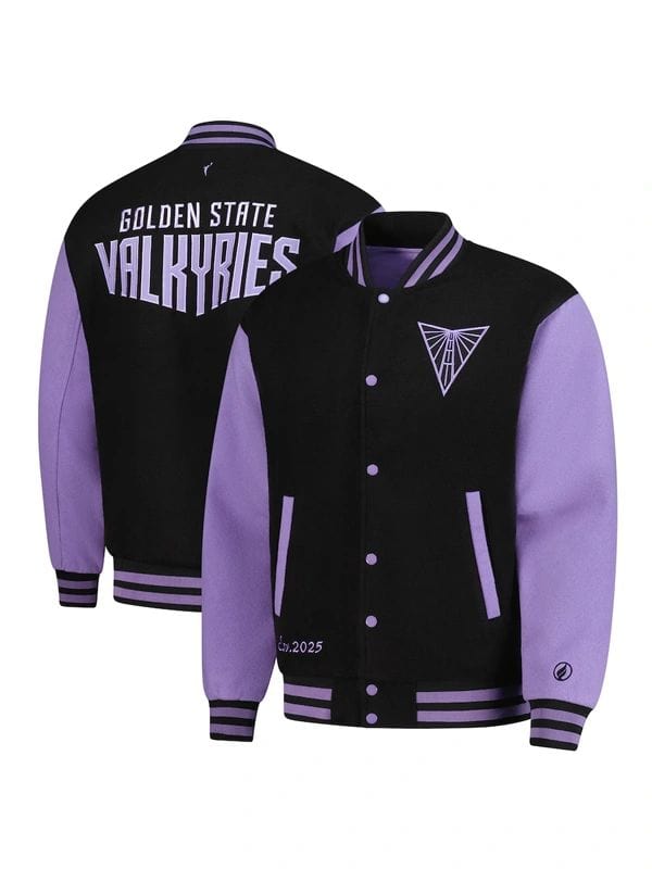 Thread Masters INC Golden State Valkyries FISLL Eclipse Varsity Jacket