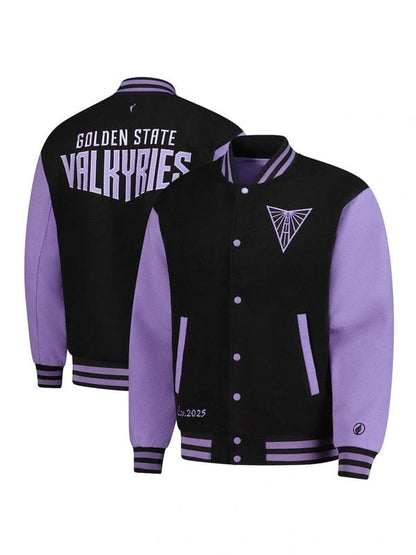 Thread Masters INC Golden State Valkyries FISLL Eclipse Varsity Jacket