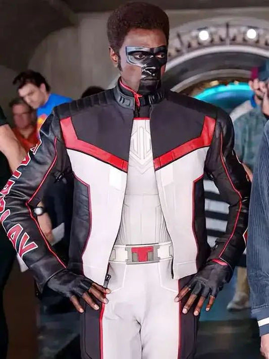 Edi Gathegi Superman 2025 Mr Terrific Jacket