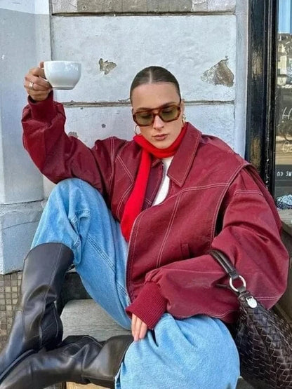 Thread Masters INC The Room Antwerp Red Jacket