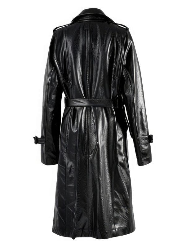 Thread Masters INC Women’s Black Genuine Sheepskin Double Breasted Coat