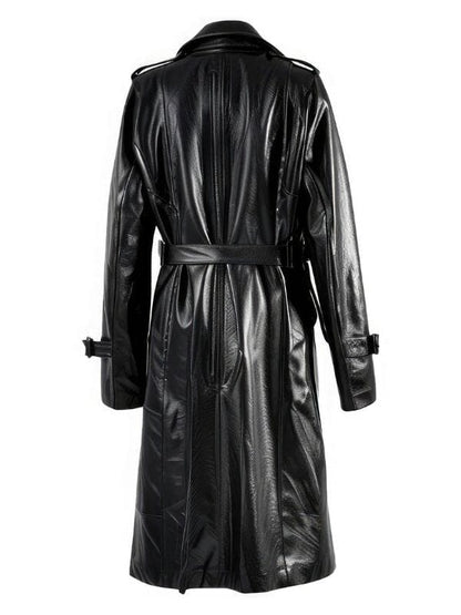 Thread Masters INC Women’s Black Genuine Sheepskin Double Breasted Coat