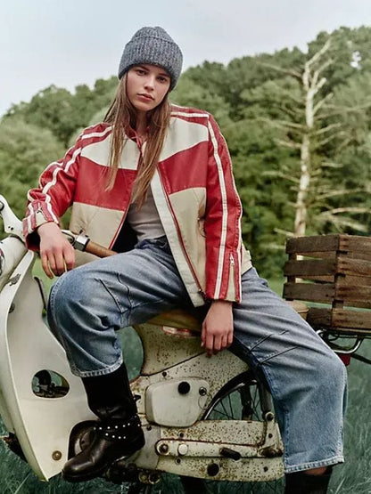 Thread Masters INC Women's Ryder Sport Vegan Moto Jacket